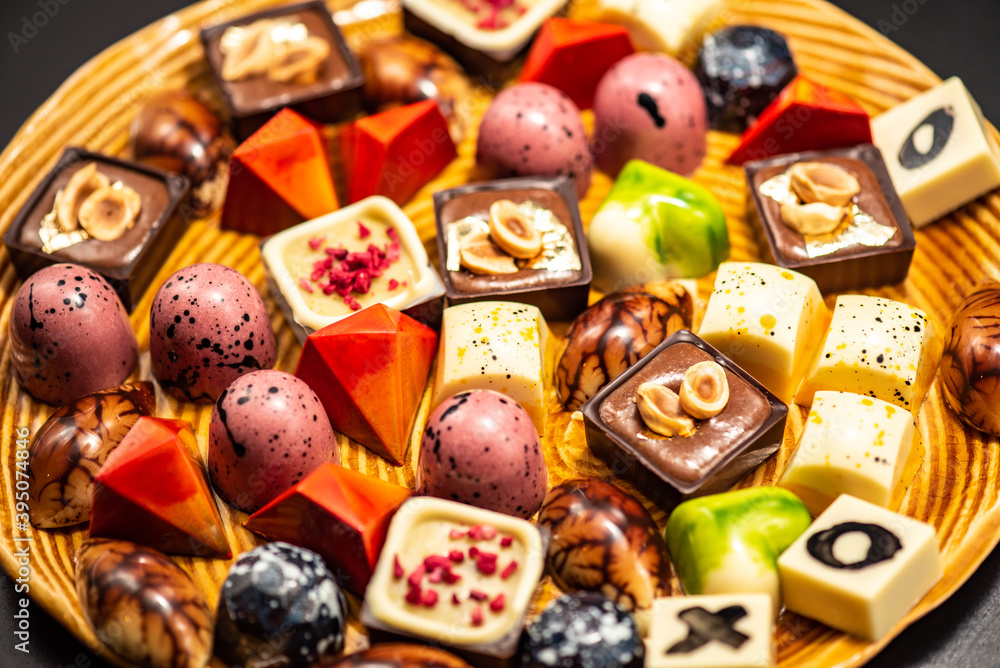 Set of delicious expensive candies Set of delicious expensive candies