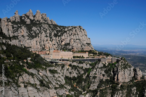View of the Monastery of Montserrat in Catalonia, near Barcelona © Carles