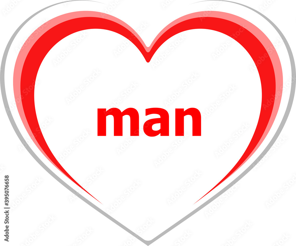 Text Man. Social concept Text Man. Social concept