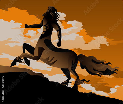 pottery mythology centaur half horse half human creature