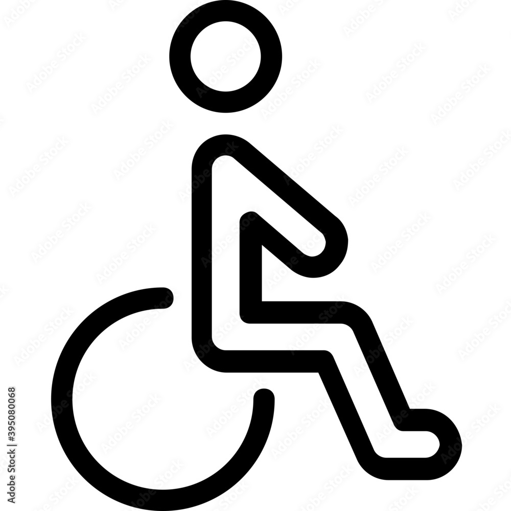 Handicap Vector Line Icon
Handicap Vector Line Icon