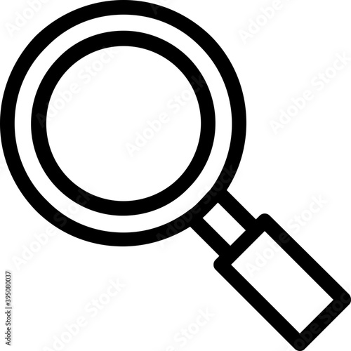 
Magnifier Vector Line Icon
