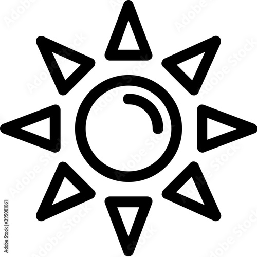 
Brightness Vector Line Icon
