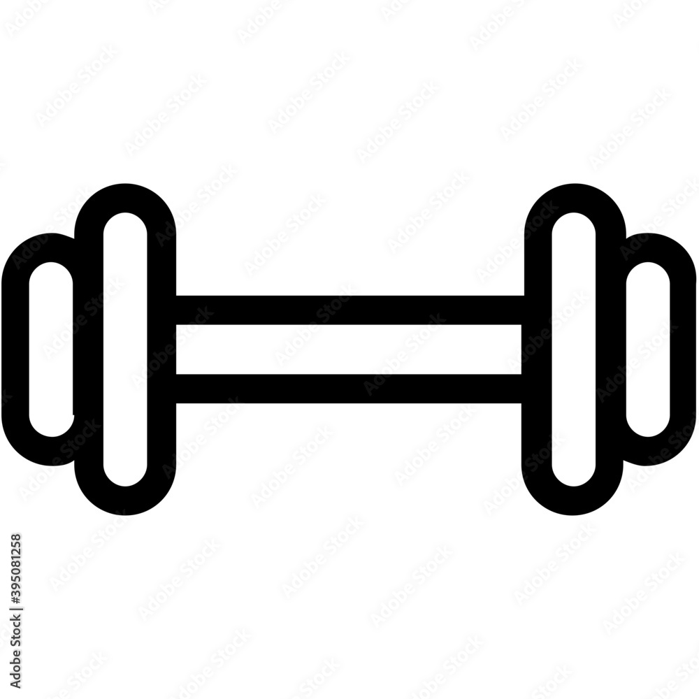 Dumbbell Vector Line Icon
Dumbbell Vector Line Icon