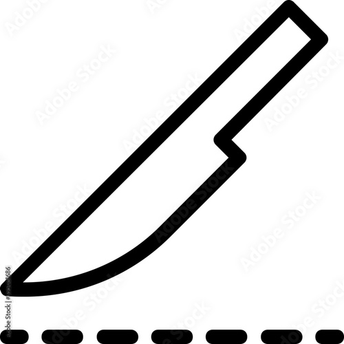 
Scalpel Vector Line Icon
