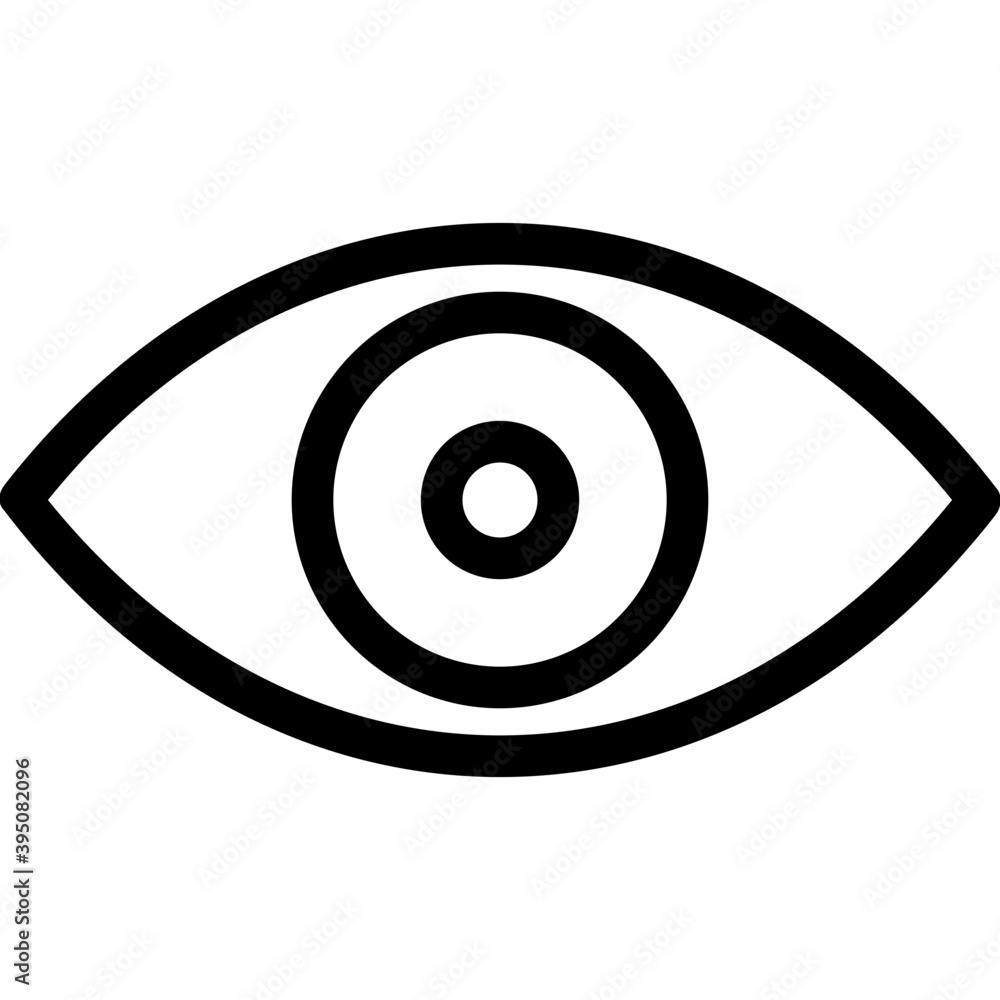 Eyeball Vector Line Icon
Eyeball Vector Line Icon