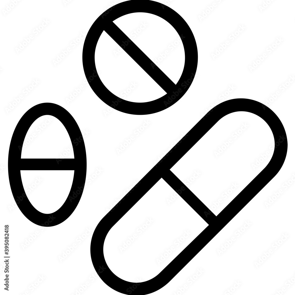 Supplement Vector Line Icon
Supplement Vector Line Icon
