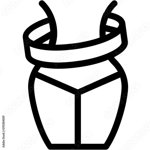 
Waistline Vector Line Icon

