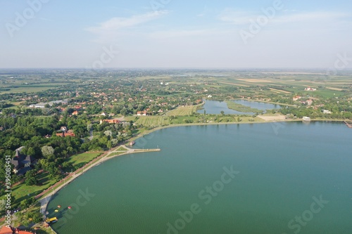 aerial view of the lake © Omar