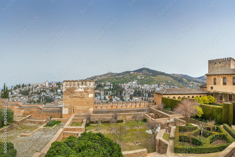 Alcazaba fortress, Granada, Spain