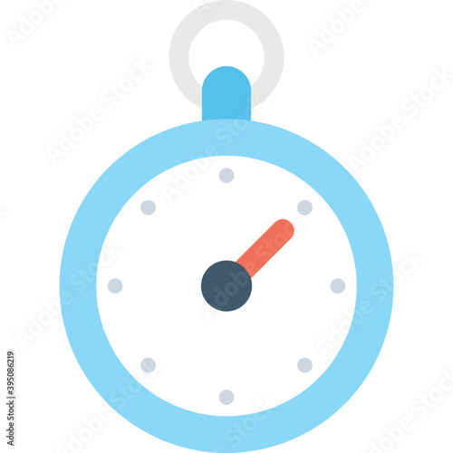 
Stopwatch Flat Vector Icon
