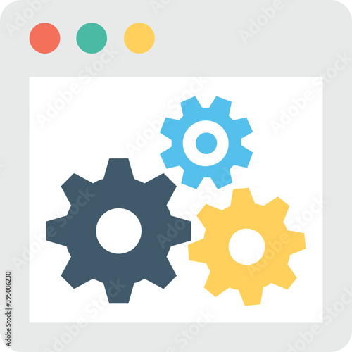 
Presentation Flat Vector Icon 
