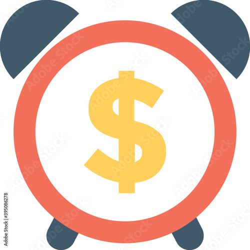 
Business Timer Flat Vector Icon
