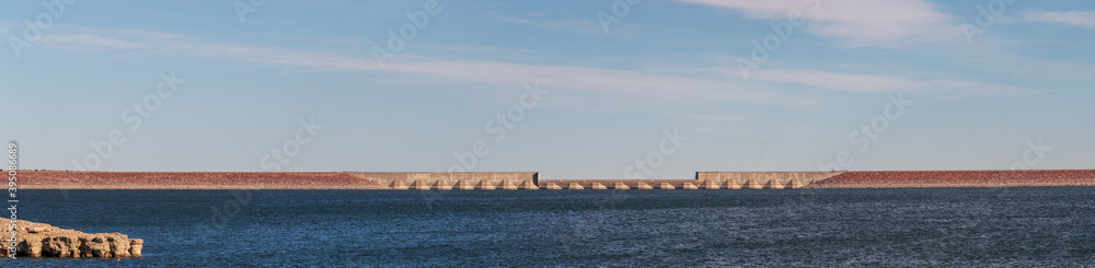 Scenic landscape of Lake Pueblo State Park in Southern Colorado