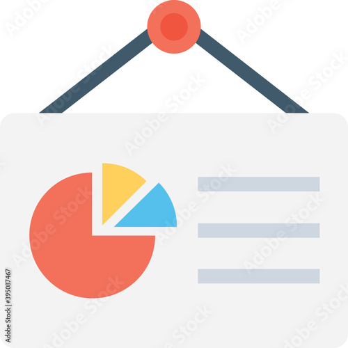 
Presentation Flat Vector Icon 

