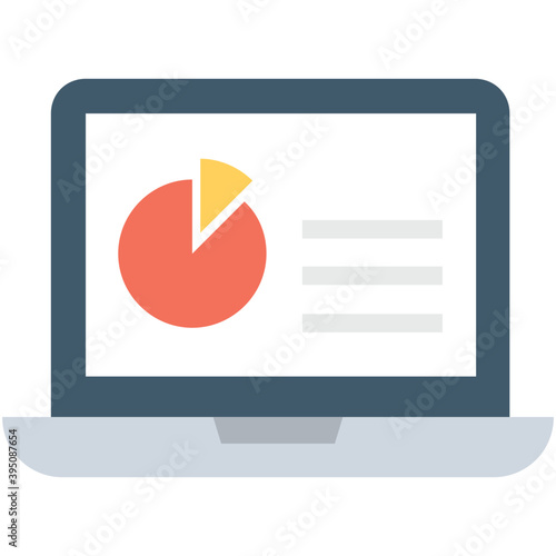 
Presentation Flat Vector Icon 
