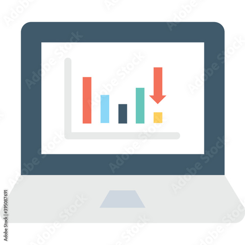 
Presentation Flat Vector Icon 
