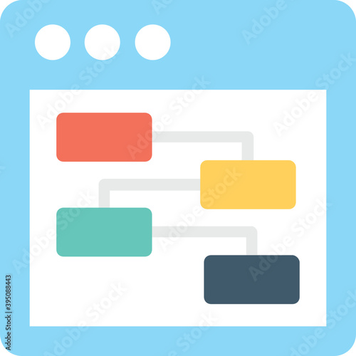 
Presentation Flat Vector Icon 

