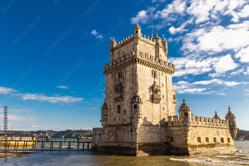 tower of belem Torre de Belém capital of Portugal Lisbon Lisboa