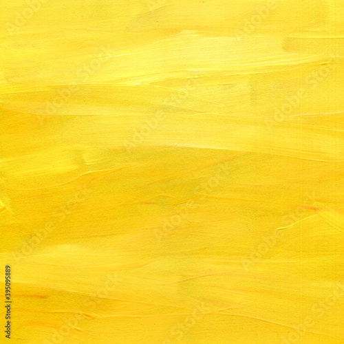 Yellow square paint raster background. brash strokes texture. Hand drawn splashes
