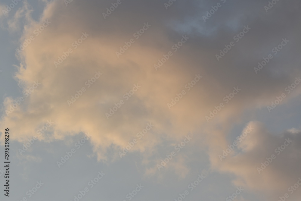 Blue sky with puffy white clouds. Blue sky with puffy white clouds.