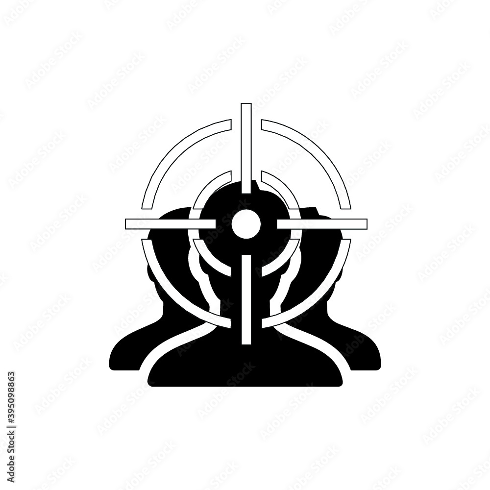 criminal target icon criminal target icon