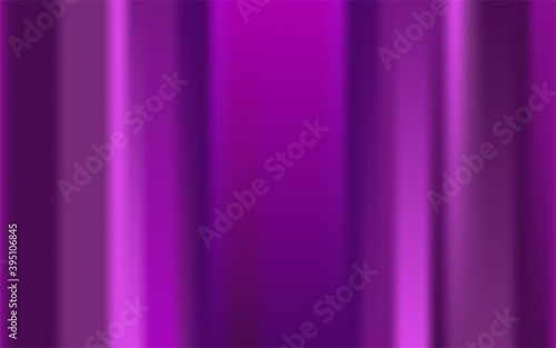 Color abstract blurred lines background. Pink, purple, violet gradient random stripes, spots. Paint marks, bokeh effect, curtain, scene. Copy space striped banner. Vector mesh template illustration