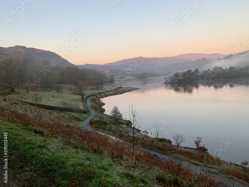 Rydal water in the morning