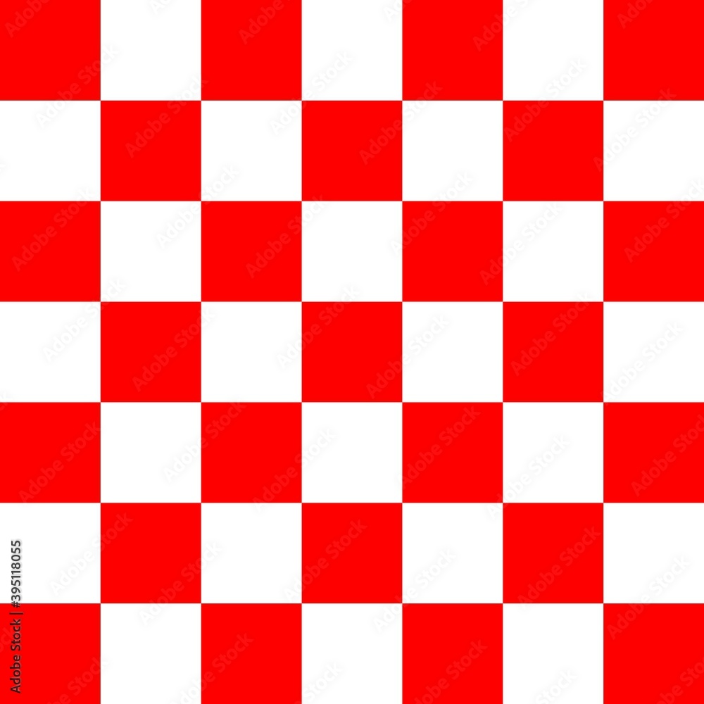 Seamless red and white abstract tiles background. Seamless red and white abstract tiles background.