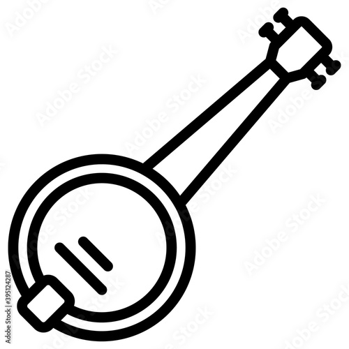 Sitar Musik Instrument Icon photo