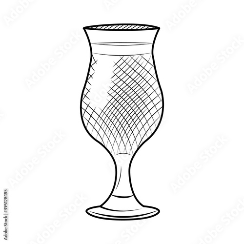 beer chalice icon, sketch style