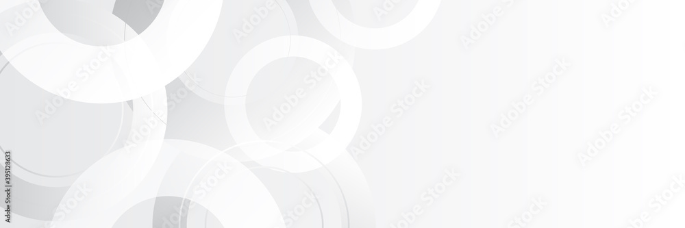 White abstract banner background with circle texture pattern. Vector illustration design for corporate business presentation, banner, cover, web, flyer, card, poster, game, texture, slide, magazine White abstract banner background with circle texture pattern. Vector illustration design for corporate business presentation, banner, cover, web, flyer, card, poster, game, texture, slide, magazine
