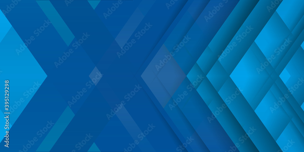 Obraz premium Blue abstract 3D background. Vector illustration design for corporate business presentation, banner, cover, web, flyer, card, poster, game, texture, slide, magazine, and powerpoint. 