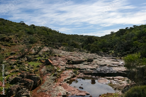 Gawler Range National Park, Organ Pipes Rock Formation, South Australia