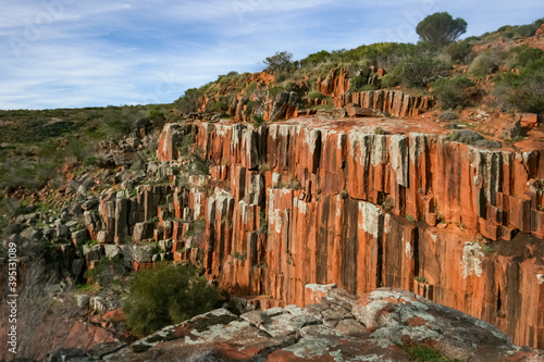 Gawler Range National Park, Organ Pipes Rock Formation, South Australia