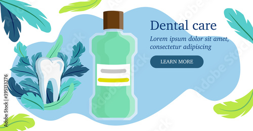 Oral care, mouthwash and tooth in plants, dental care