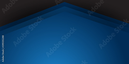 Simple modern blue black abstract presentation background. Vector illustration design for corporate business presentation, banner, cover, web, flyer, card, poster, game, texture, slide, and magazine