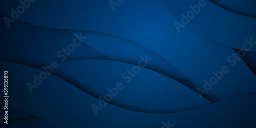 Blue abstract wavy background. Vector illustration design for corporate business presentation, banner, cover, web, flyer, card, poster, game, texture, slide, magazine, and powerpoint. 