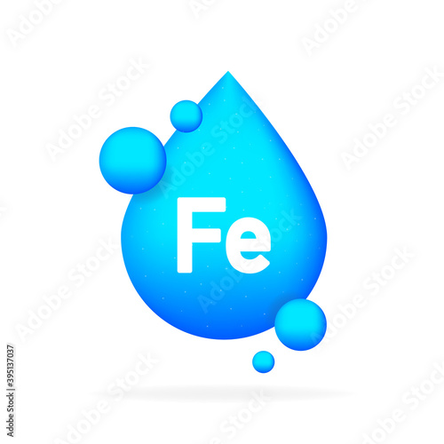 Mineral Fe Ferum blue shining pill capsule