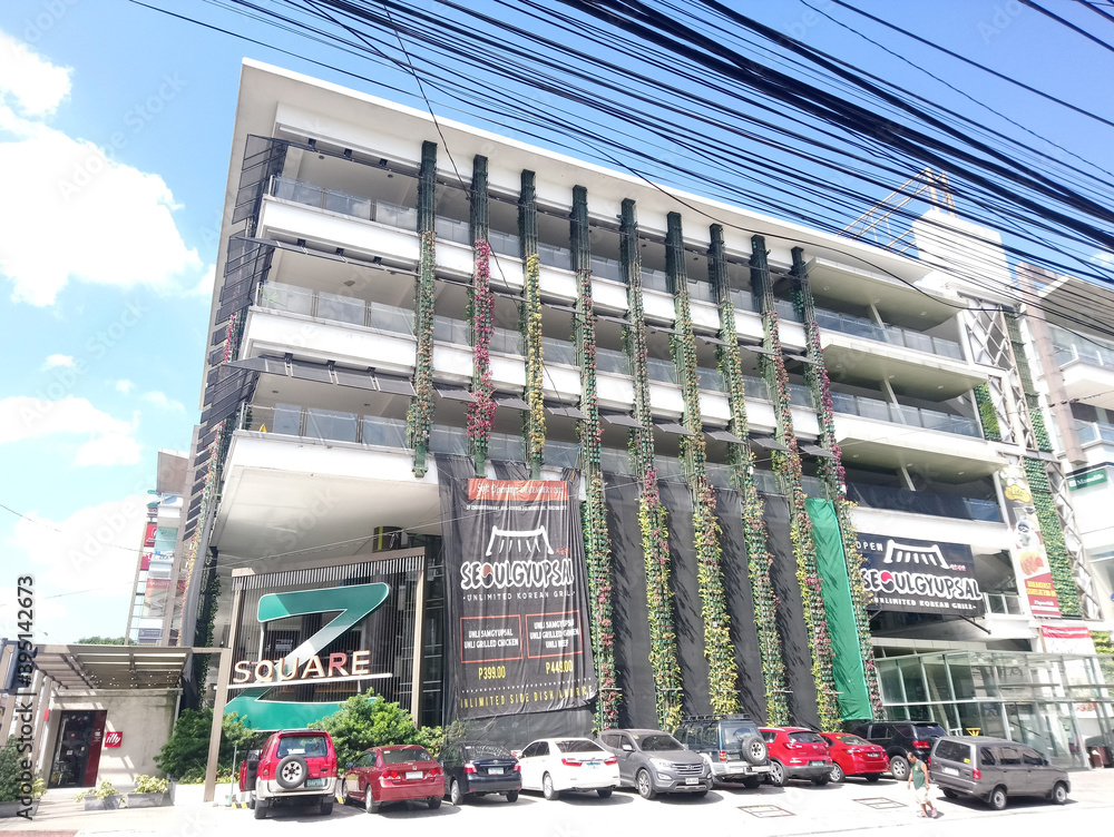 Z square mall facade in Quezon City, Philippines Stock Photo Adobe Stock