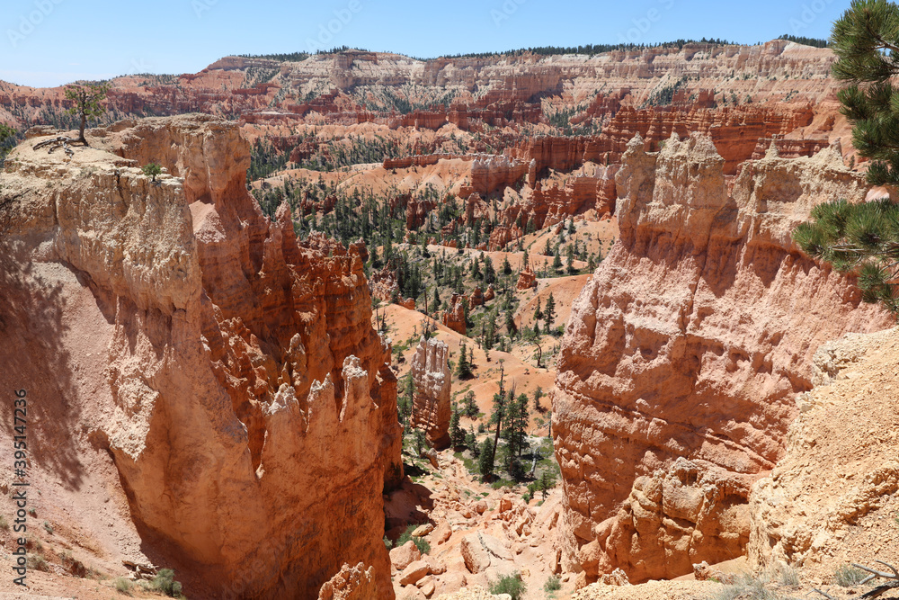 Rock Formation in Bryce Canyon National Park in Utah. USA