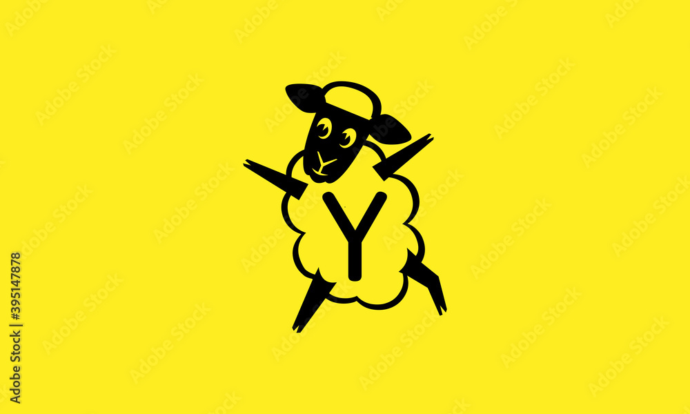 Y Sheep Logo Design 