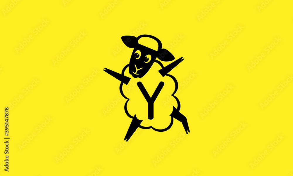 Y Sheep Logo Design Y Sheep Logo Design