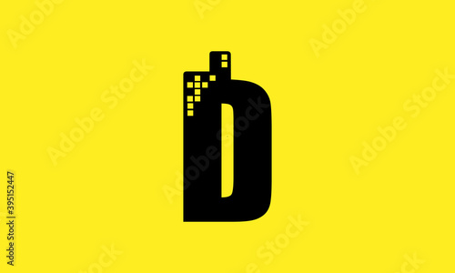D building logo Design 