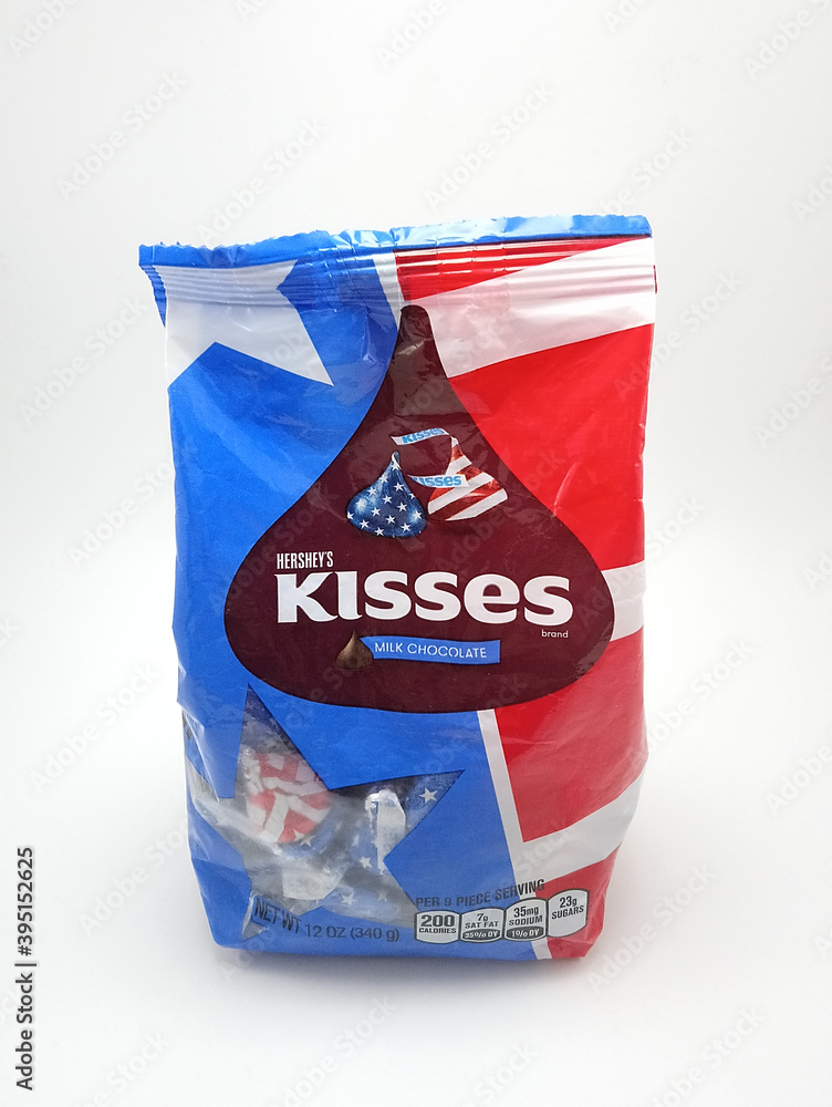 Hersheys kisses milk chocolate in Quezon City, Philippines Stock Photo