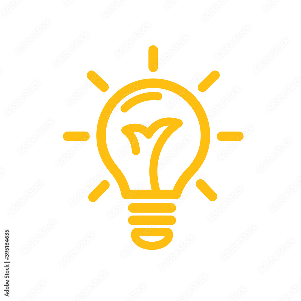 Light bulb icon. Concept of idea. Vector illustration. Light bulb icon. Concept of idea. Vector illustration.
