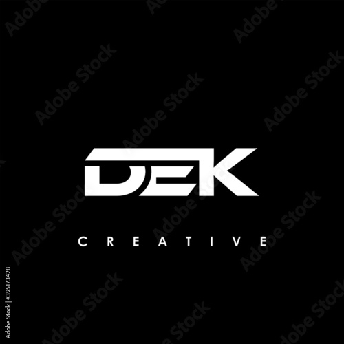 DEK Letter Initial Logo Design Template Vector Illustration	
