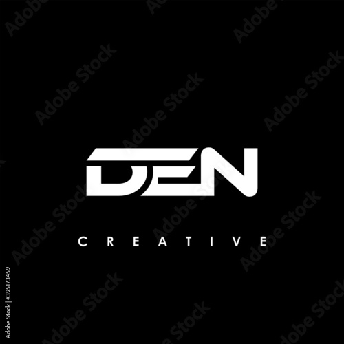 DEN Letter Initial Logo Design Template Vector Illustration	

