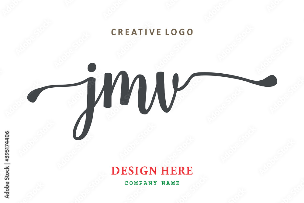 JMV lettering logo is simple, easy to understand and authoritative JMV lettering logo is simple, easy to understand and authoritative