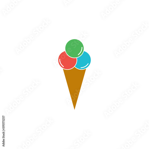 ice cream icon set vector symbol